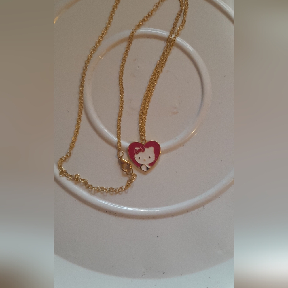 Hello Kitty Red Heart Necklace